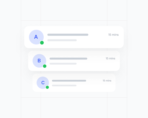 React Chat List Sections and Blocks | Tailgrids UI
