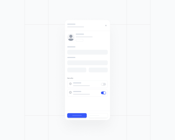 React Drawers Sections and Blocks | Tailgrids UI