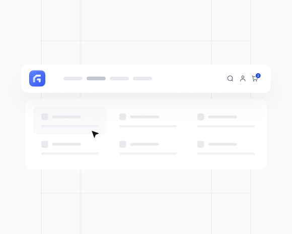 React E-Commerce Navbars Sections and Blocks | Tailgrids UI